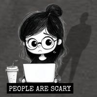 Geeky On Laptop Introvert Cute Gaming Tech Lover Funny Gift Vector Backpack