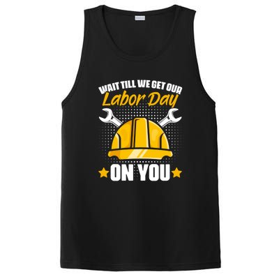 Get Our Labor Day Worker Patriotic Laborer Happy Labor Day Gift PosiCharge Competitor Tank