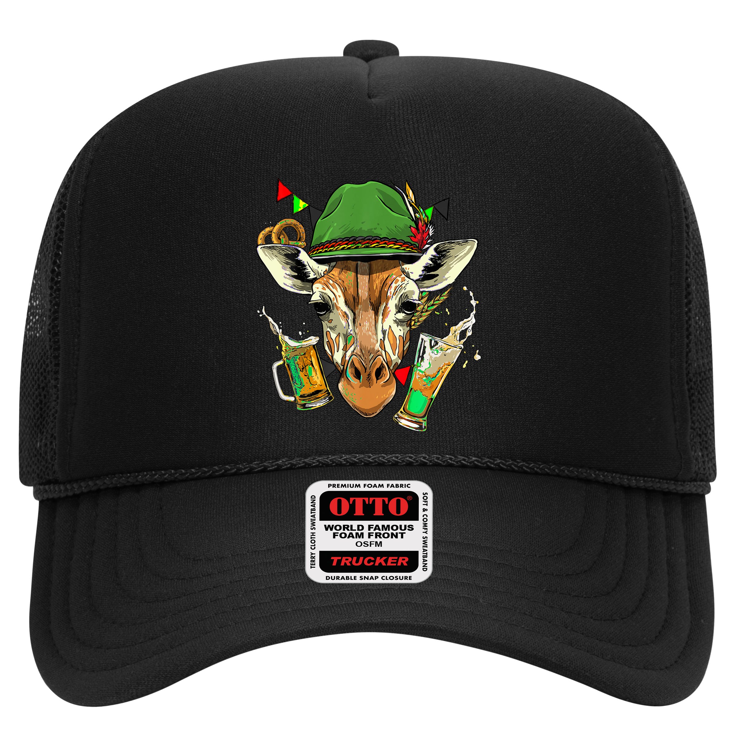 Giraffe Oktoberfest Lederhosen Costume German Beer Fest Hat