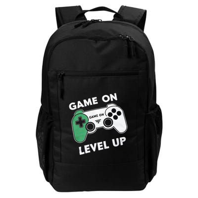 Game On Level Up Video Gamer Gift Backpack