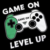 Game On Level Up Video Gamer Gift Backpack