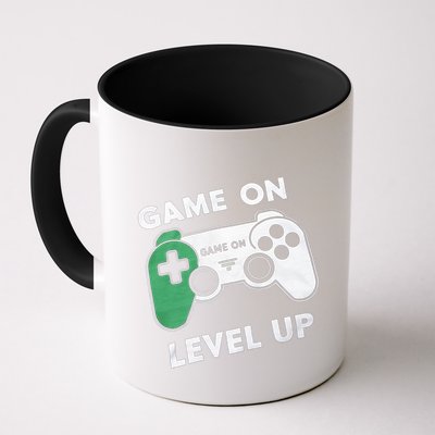 Game On Level Up Video Gamer Gift Mug
