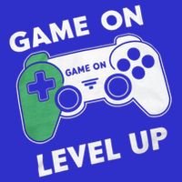 Game On Level Up Video Gamer Gift Button