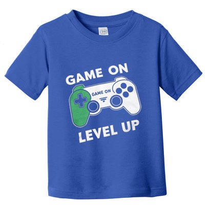 Game On Level Up Video Gamer Gift Toddler T-Shirt
