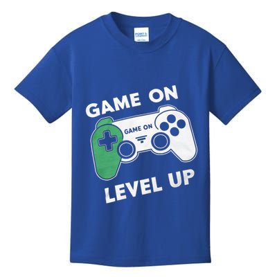 Game On Level Up Video Gamer Gift Kids T-Shirt