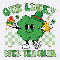 Groovy One Lucky Sped Teacher Shamrock PatrickS Day Cool Comfort Performance Bucket Hat