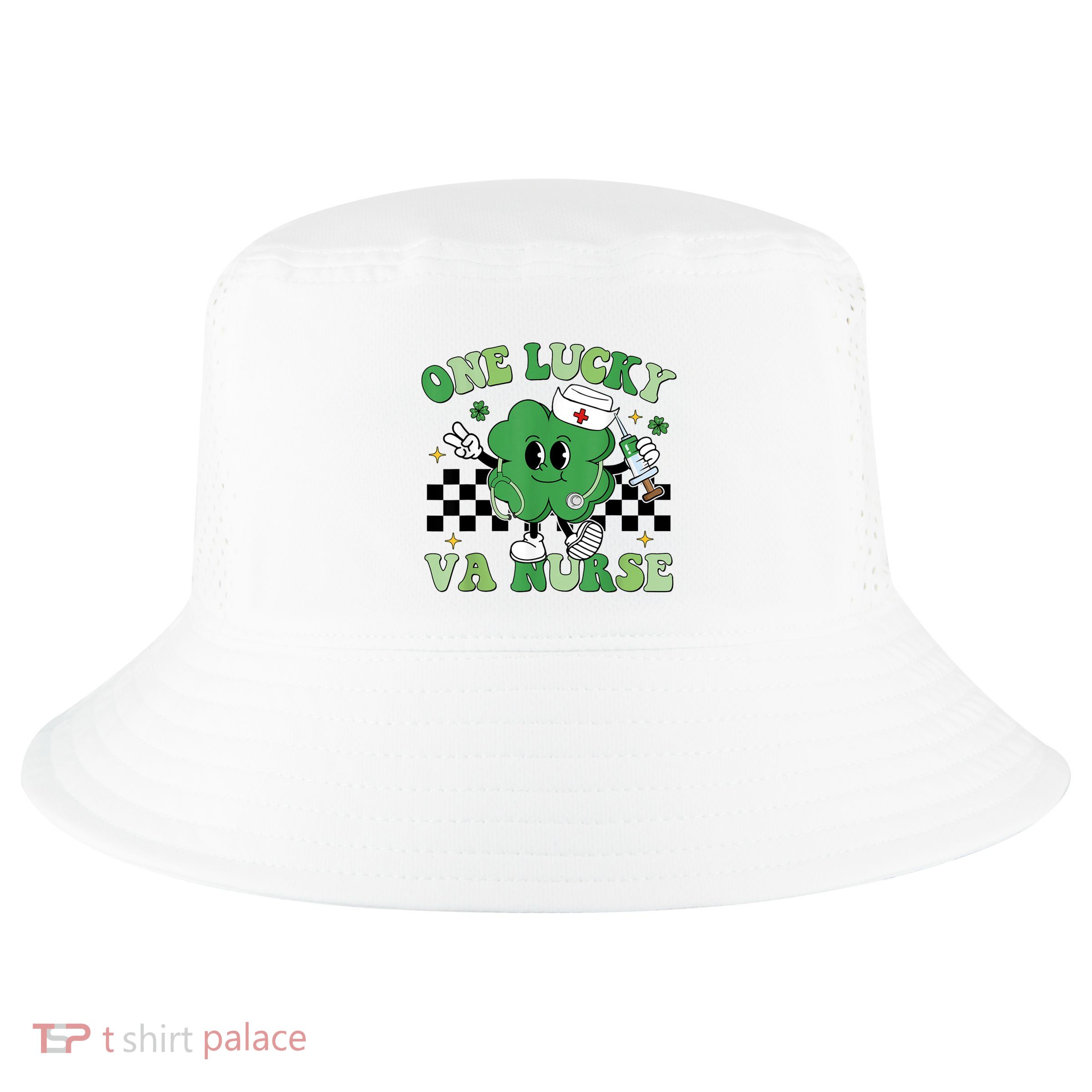 Groovy One Lucky Va Nurse Shamrock St PatrickS Day Cool Comfort Performance Bucket Hat