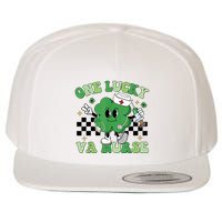 Groovy One Lucky Va Nurse Shamrock St PatrickS Day Wool Snapback Cap