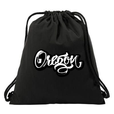 Graffiti Oregon Logo Drawstring Bag