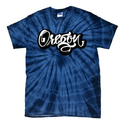 Graffiti Oregon Logo Tie-Dye T-Shirt