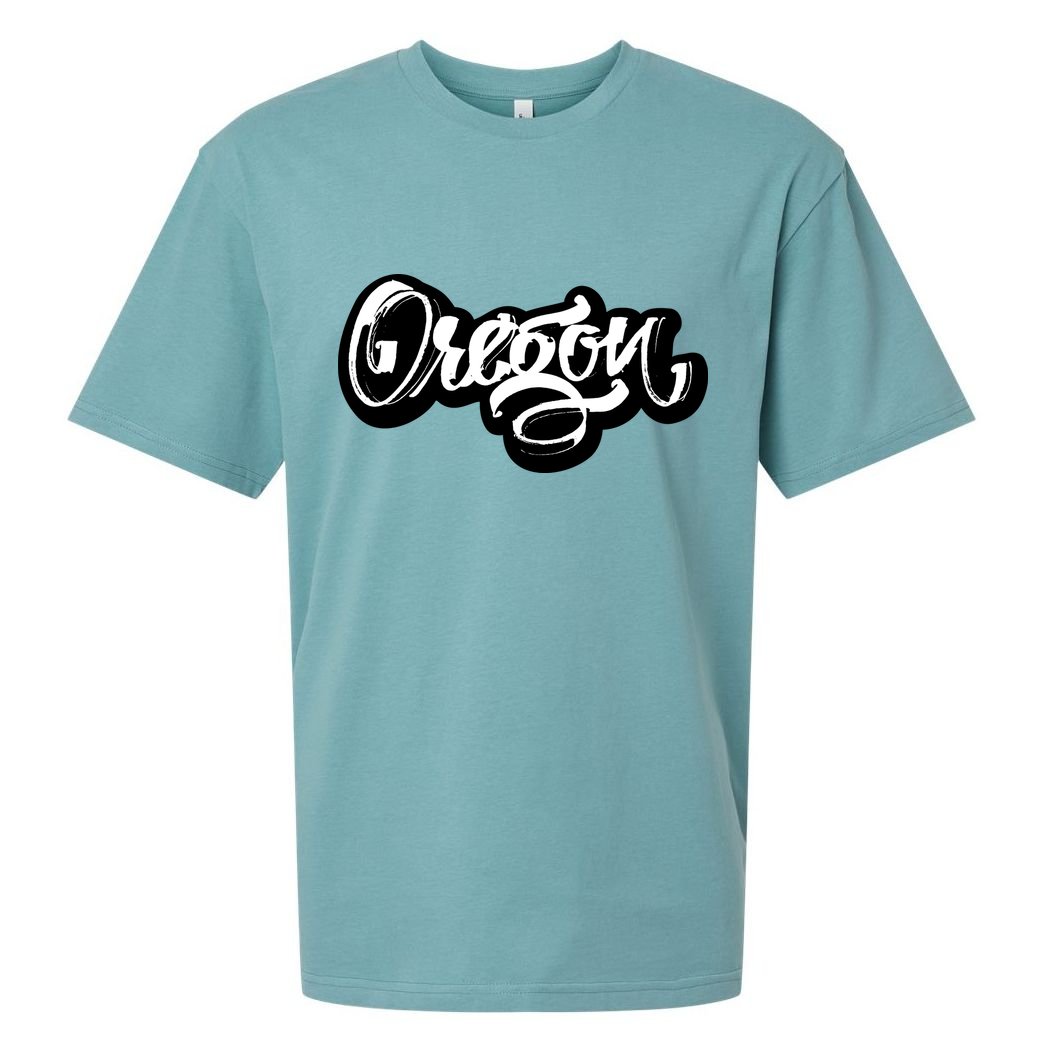 Graffiti Oregon Logo Sueded Cloud Jersey T-Shirt