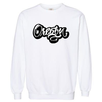 Graffiti Oregon Logo Garment-Dyed Sweatshirt