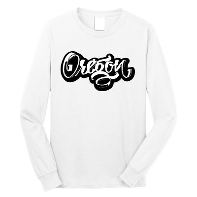 Graffiti Oregon Logo Long Sleeve Shirt