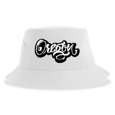 Graffiti Oregon Logo Sustainable Bucket Hat