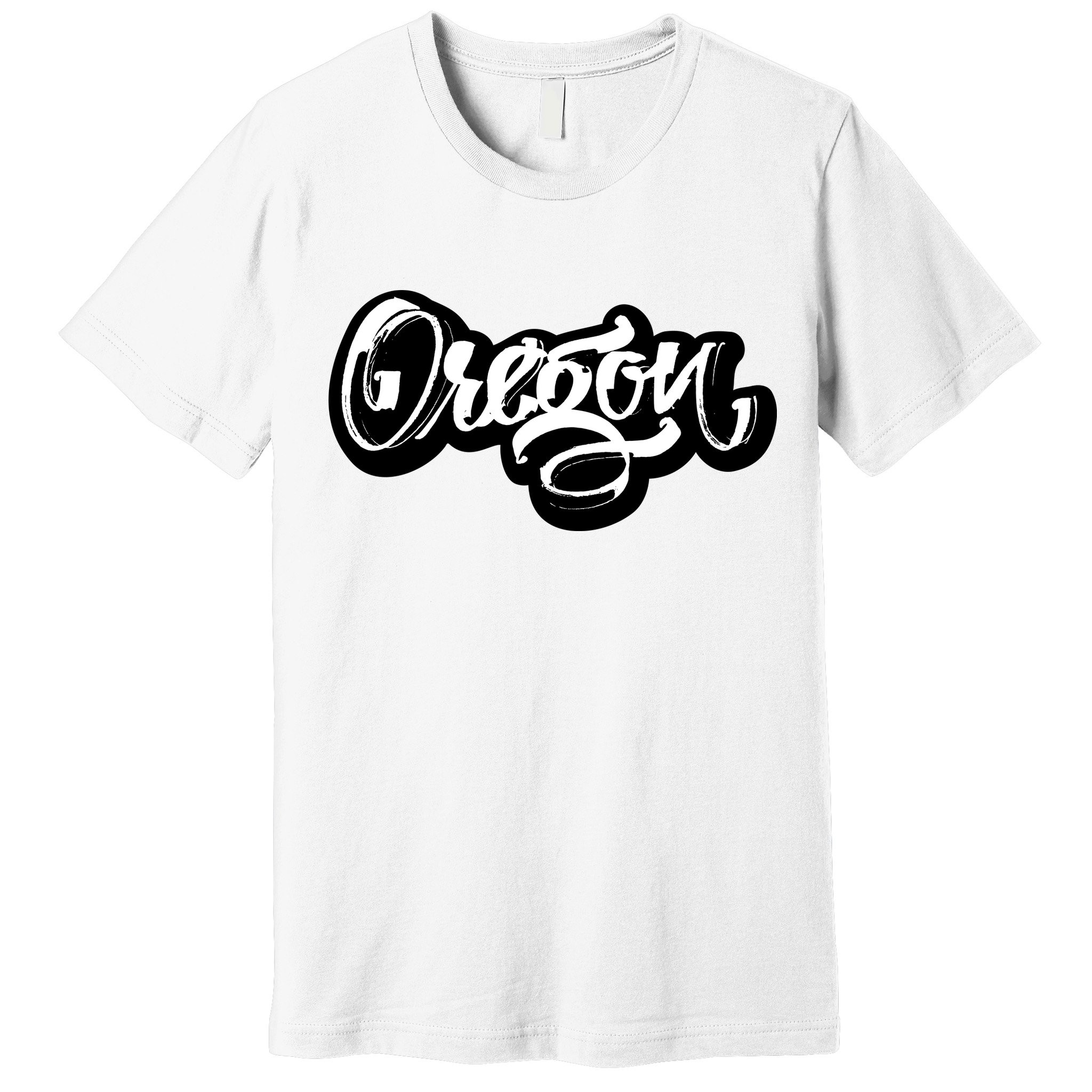 Graffiti Oregon Logo Premium T-Shirt