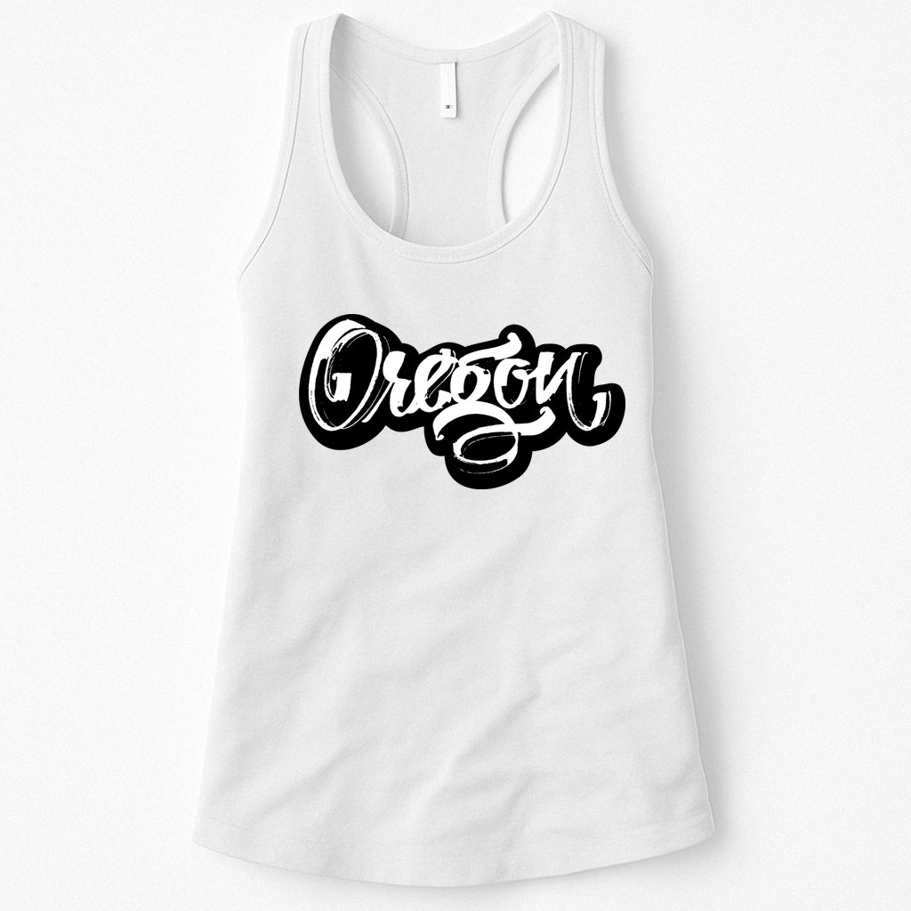 Graffiti Oregon Logo Womens Tank Top