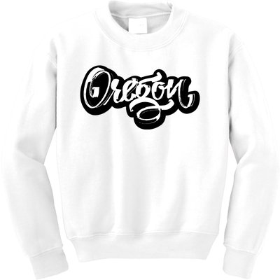 Graffiti Oregon Logo Kids Sweatshirt