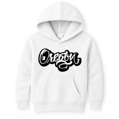 Graffiti Oregon Logo Kids Hoodie