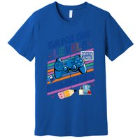 Game On Level 6 Unlocked 6Th Grader Back To School Gamer Gift Premium T-Shirt