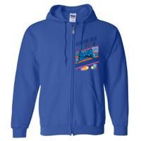 Game On Level 6 Unlocked 6Th Grader Back To School Gamer Gift Full Zip Hoodie