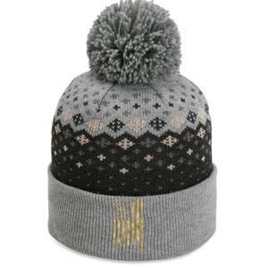 Gold American Flag Limited Addition  The Baniff Cuffed Pom Beanie