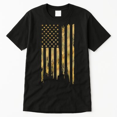 Gold American Flag Limited Addition  Tall T-Shirt