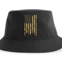 Gold American Flag Limited Addition  Sustainable Bucket Hat