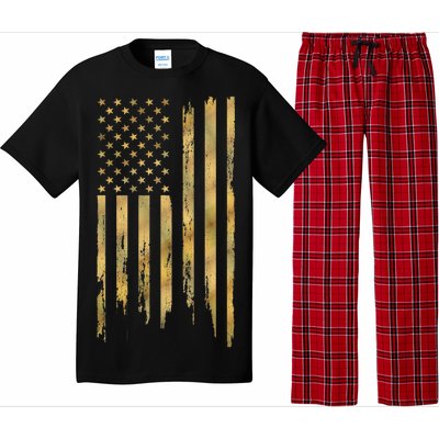 Gold American Flag Limited Addition  Pajama Set