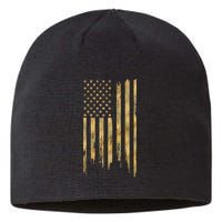 Gold American Flag Limited Addition  Sustainable Beanie