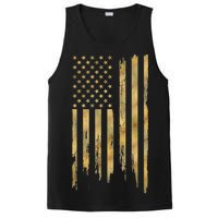 Gold American Flag Limited Addition  PosiCharge Competitor Tank