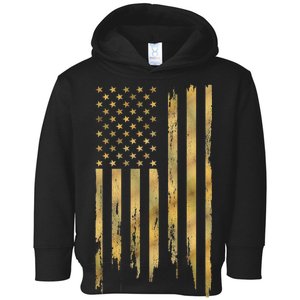 Gold American Flag Limited Addition  Toddler Hoodie