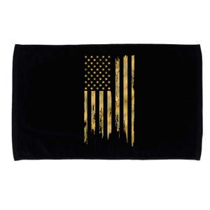 Gold American Flag Limited Addition  Microfiber Hand Towel