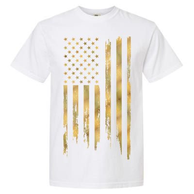 Gold American Flag Limited Addition  Garment-Dyed Heavyweight T-Shirt