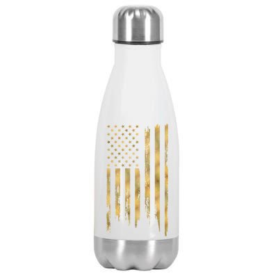 Gold American Flag Limited Addition  Stainless Steel Insulated Water Bottle