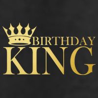 Gold Birthday King Limited Edition  7 Panel Mesh Trucker Snapback Hat