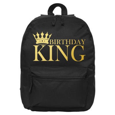 Gold Birthday King Limited Edition  16 in Basic Backpack