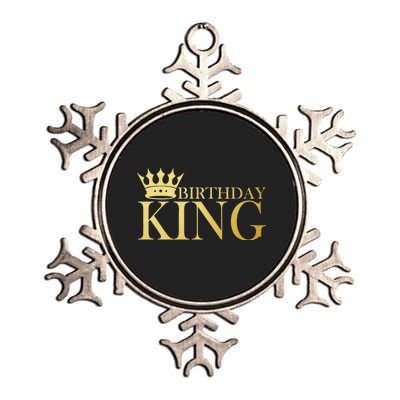 Gold Birthday King Limited Edition  Metallic Star Ornament