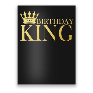 Gold Birthday King Limited Edition  Poster