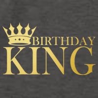 Gold Birthday King Limited Edition  Vector Backpack
