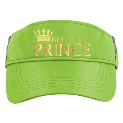 Gold Birthday Prince Limited Edition Adult Drive Performance Visor