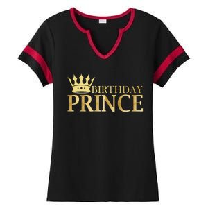 Gold Birthday Prince Limited Edition Ladies Halftime Notch Neck Tee