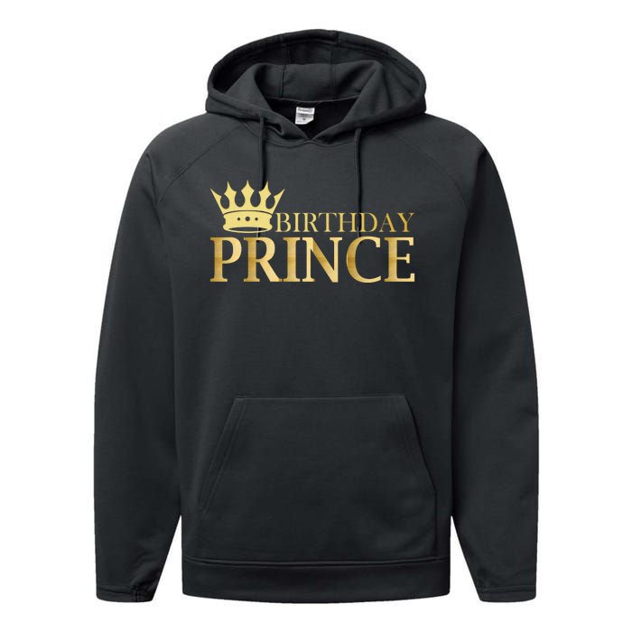 Gold Birthday Prince Limited Edition Performance Fleece Hoodie