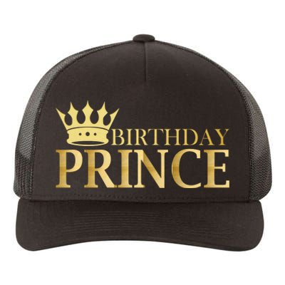 Gold Birthday Prince Limited Edition Yupoong Adult 5-Panel Trucker Hat