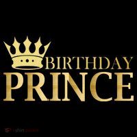 Gold Birthday Prince Limited Edition Apron