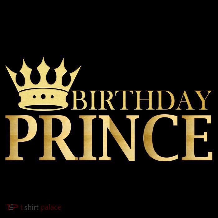Gold Birthday Prince Limited Edition Apron