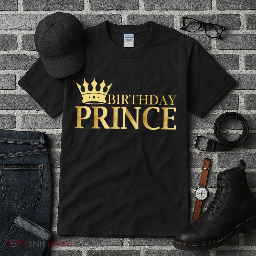 Gold Birthday Prince Limited Edition Tall T-Shirt