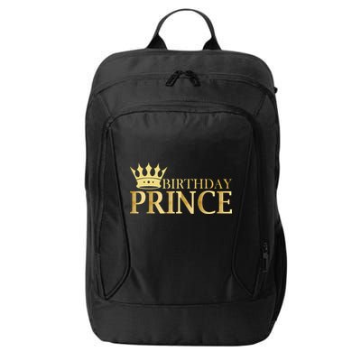 Gold Birthday Prince Limited Edition City Backpack