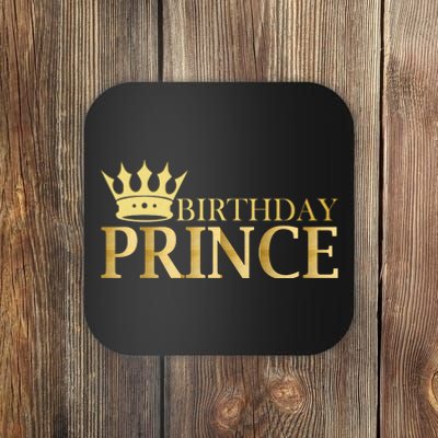 Gold Birthday Prince Limited Edition Coaster