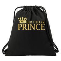 Gold Birthday Prince Limited Edition Drawstring Bag