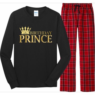 Gold Birthday Prince Limited Edition Long Sleeve Pajama Set